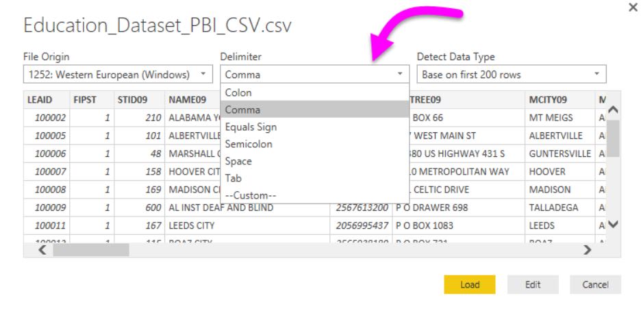 Attribute Selection -Stripe Power BI